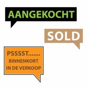 verkocht stickers maatwerk, SOLD sticker maatwerk