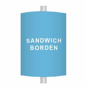 Sandwichborden of lantaarnpaalborden