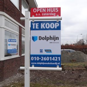 Makelaarsbord FLB2 dolphijn