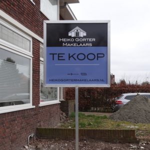 Makelaarsbord basic square Gorter