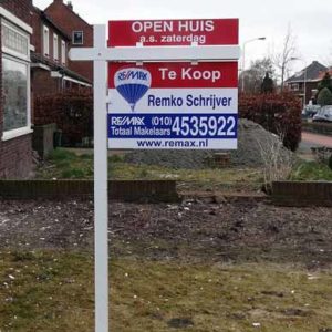 Makelaarsbord type G2 Remax compress