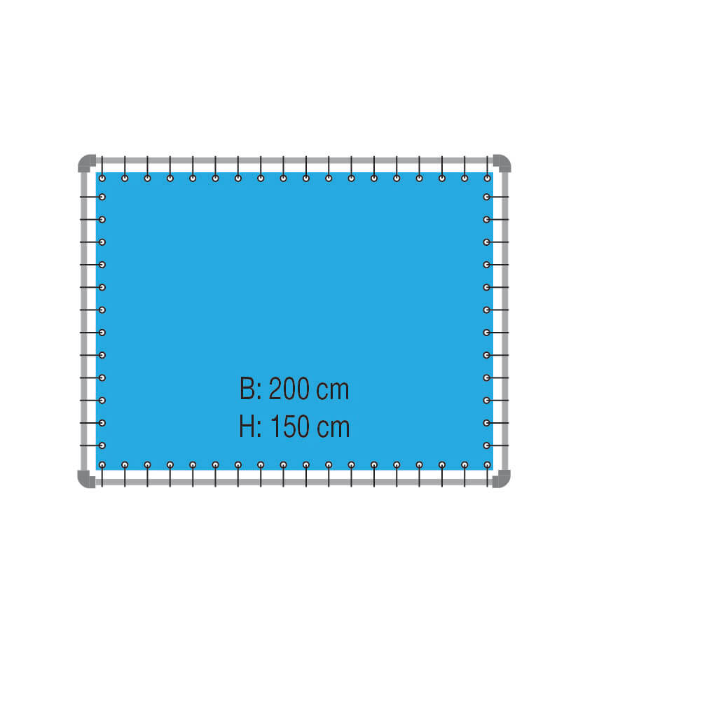 Muurframes 200x150