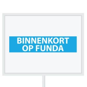 Reclameborden Totaal makelaarsstickers stickers voor makelaars Binnenkort op funda wit lichtblauw 2