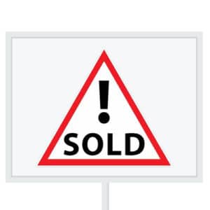 Reclameborden Totaal makelaarsstickers stickers voor makelaars Maatwerk sticker model I