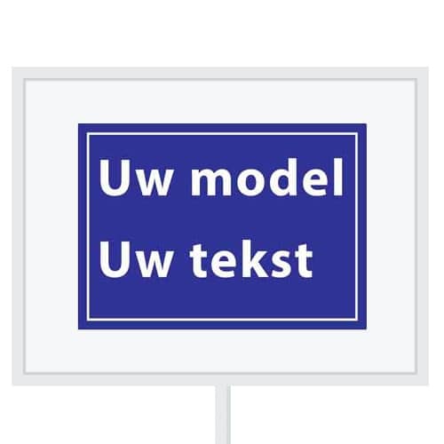 Reclameborden Totaal makelaarsstickers stickers voor makelaars Maatwerk sticker model L