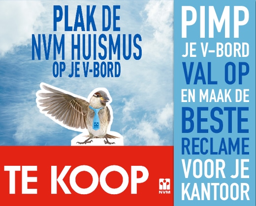 NVM Huismus op v bord pimp je bord