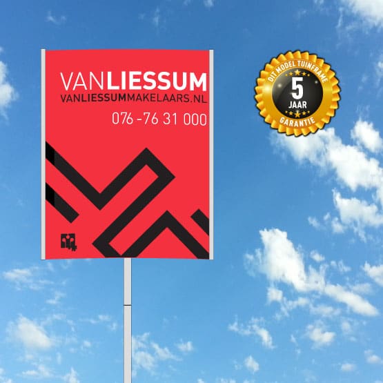 Reclameborden Totaal makelaarsbord tuinbord makelaarsbord model SA XL