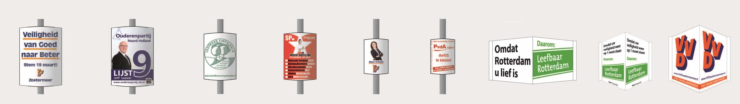 verkiezingsborden goedkoop
