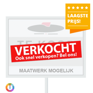Reclameborden Totaal verkocht stickers voor makelaars goedkoopste verkocht stickers voor makelaars v4