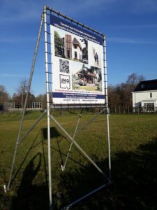Reclameborden Totaal - Plaatsen spandoekframe