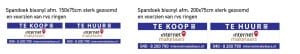 Spandoeken, balkondoeken, balkonbanners