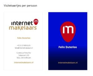 Visitekaartjes