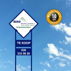 Tuinbord Makelaarsbord model DS