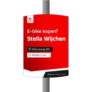 Sandwichborden Lantaarnpaalbord formaat A1 Stella