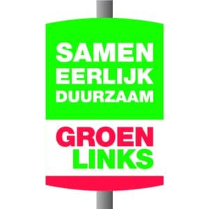 Sandwichborden Lantaarnpaalbord formaat B1 Verkiezingsbord B1 GL