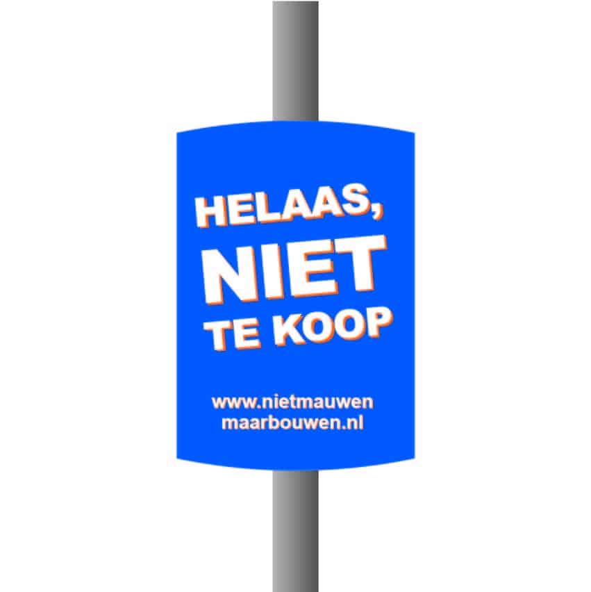 Sandwichborden Lantaarnpaalbord formaat B2