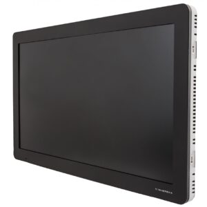 raampresentatie voor makelaar vitrinemedia etalage LCD