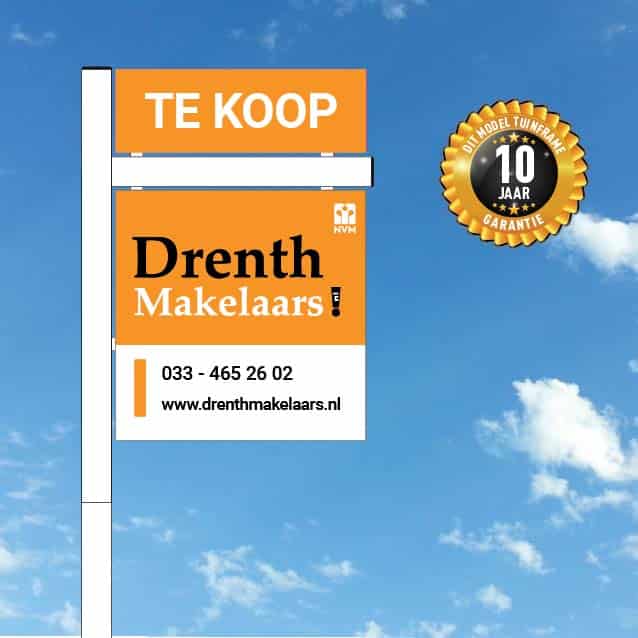 Makelaarsbord Drenth FLT 108x108 Thumbnail 01