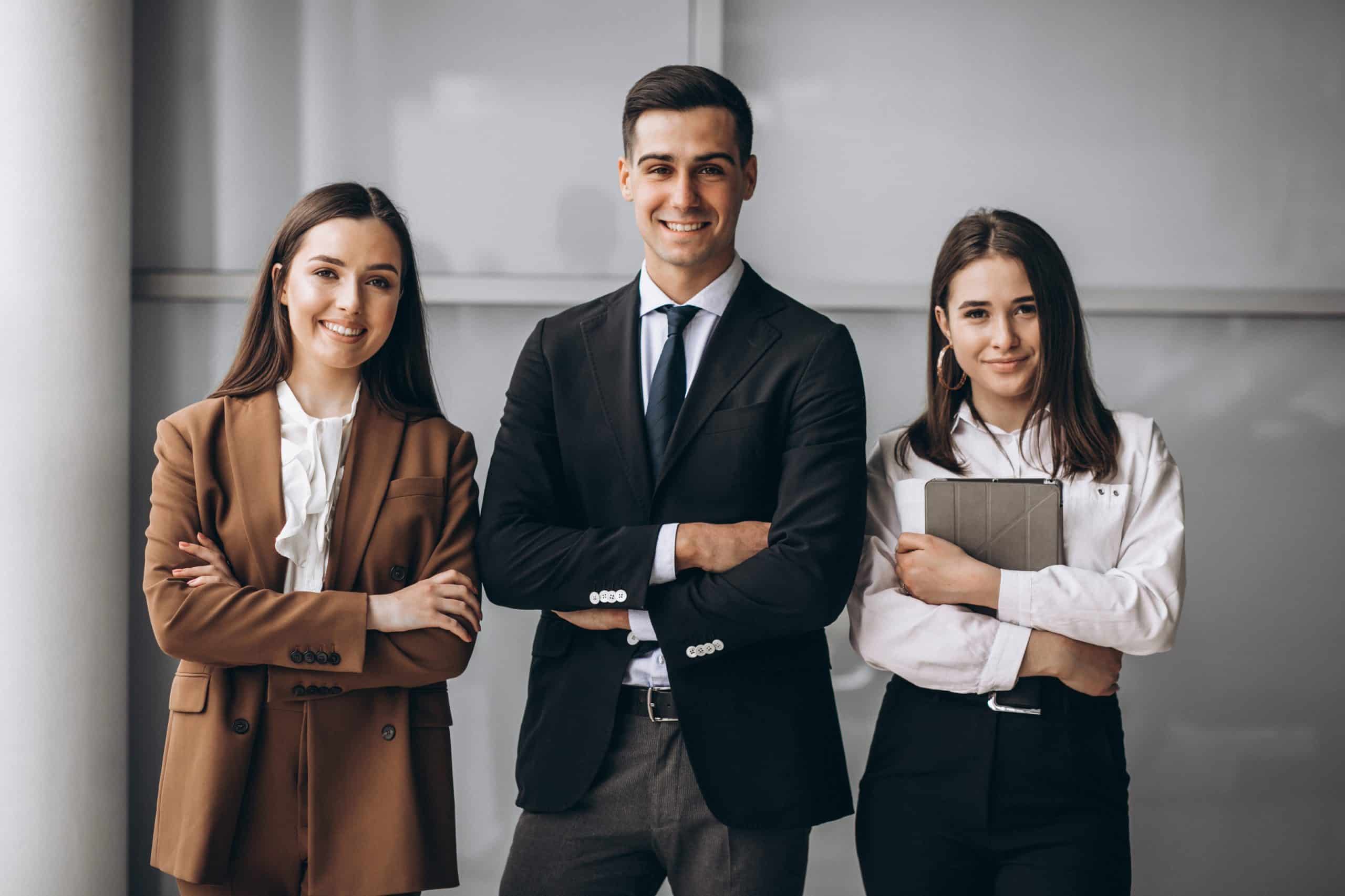 bussiness people working team office