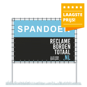 Reclameborden Totaal spandoeken en frames voor makelaars