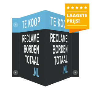 v borden, makelaarsborden, raamborden en driehoeksborden
